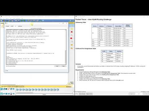 PKT 6.3.3.8 - Inter VLAN Routing Challenge
