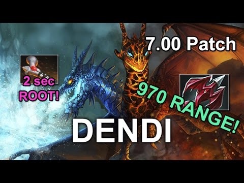 Dendi Jakiro | 970 Attack Range | 7.00 patch - Full Game