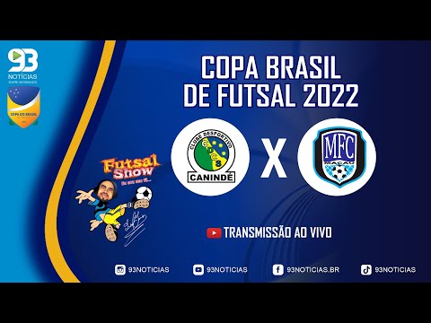 CANINDÉ AGROVILA X NOVO VILA (RN) - COPA BRASIL DE FUTSAL 2022 - AO VIVO