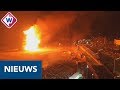 Indrukwekkende dronebeelden van vreugdevuur Scheveningen - OMROEP WEST