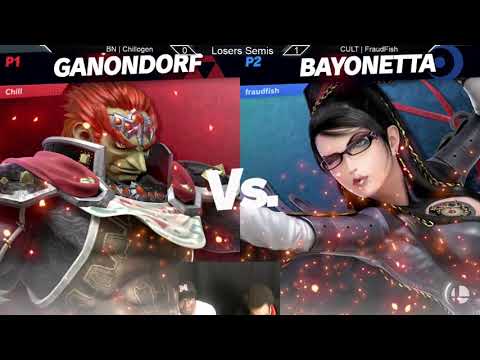 BN Fight Pit 16: BN | Chillogen (Ganondorf) vs CULT | FraudFish (Bayonetta) [Losers Semis]