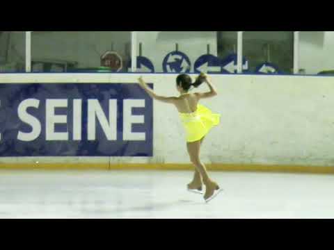 Hannah Sprung (Age 10) - FS French Tournament Nov 2017 - Figure Skating