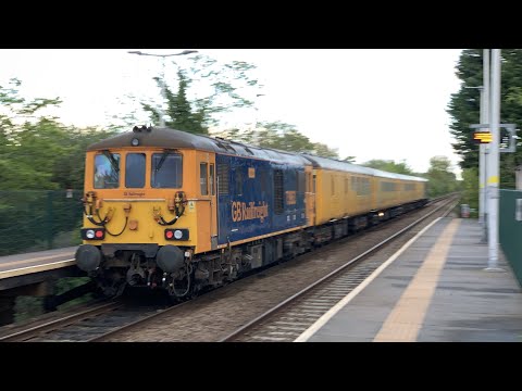 GBRf Class 73 962 + 73 963 Passing Heswall (10/05/21)