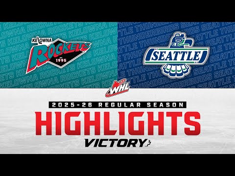 Kelowna Rockets at Seattle Thunderbirds 12/05 | WHL Highlights 2025-26