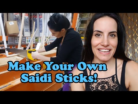 How To Make Your Own Saidi Dancing Sticks! | SharqiDance