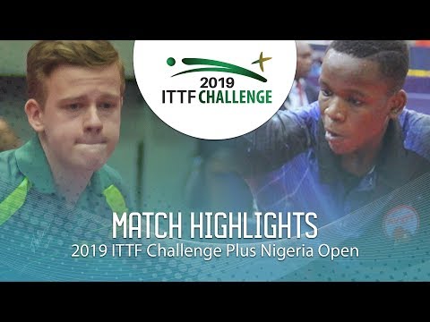 Laurens Devos vs Christian Mbongia | 2019 ITTF Nigeria Open Highlights (U21-Group)