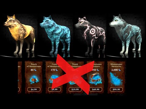 How to earn Moonstones! (Without $) ☾ The Wolf Online Simulator 2021