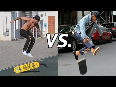 Justin Bieber Vs. Jaden Smith Skateboarding Video