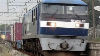 山陽本線 貨物列車2088レ EF210-13[岡]牽引 大門駅通過！