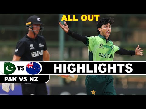 PAKISTAN VS NEW ZEALAND ICC U19 WORLD CUP 2026 MATCH HIGHLIGHTS | PAK VS NZ MATCH HIGHLIGHTS 2026