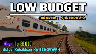 RUTE MURAH‼️JAKARTA - JOGJA • RP. 86.000 • KEHABISAN KERETA BENGAWAN WAJIB NONTON VIDEO INI