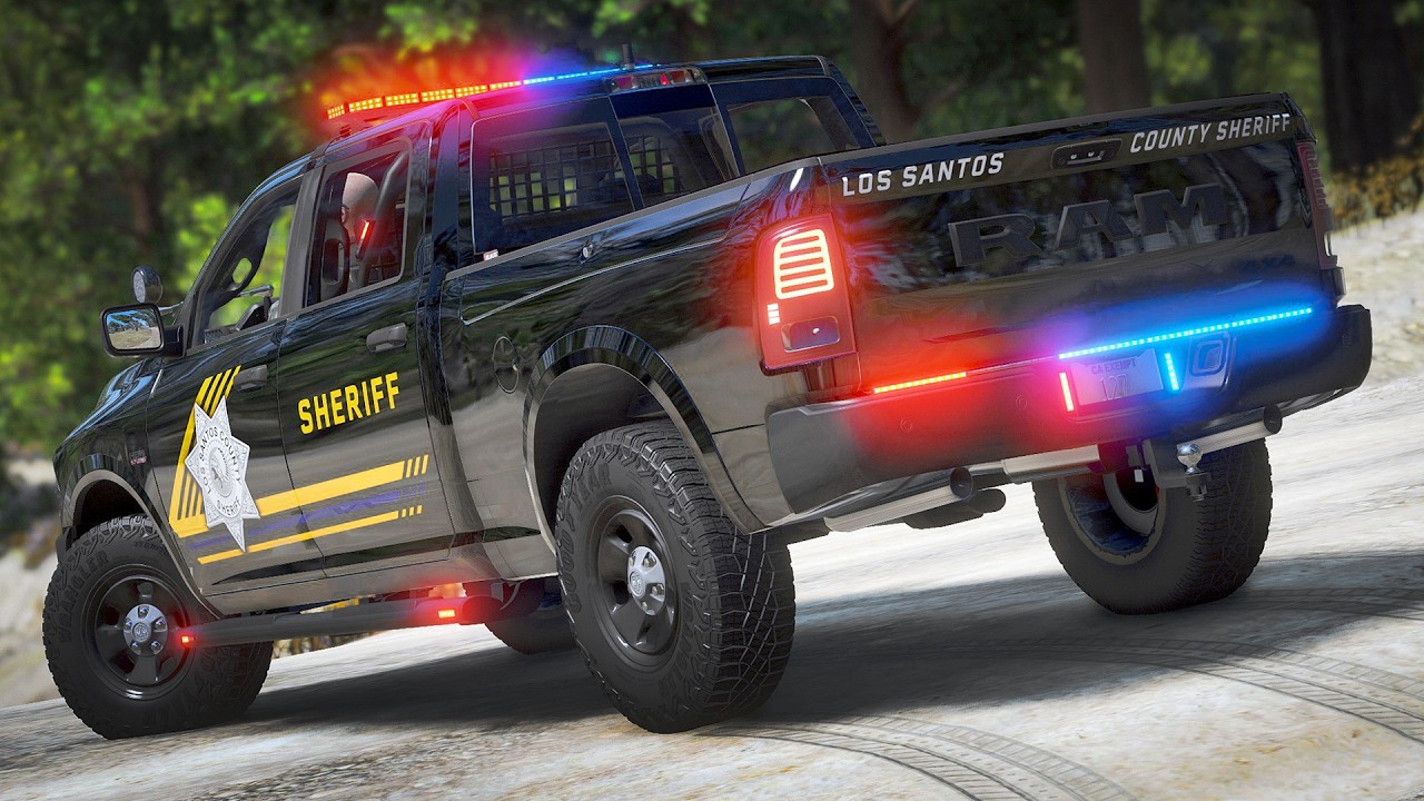 RAM vs Tesla with a Crazy Pursuit in LSPDFR