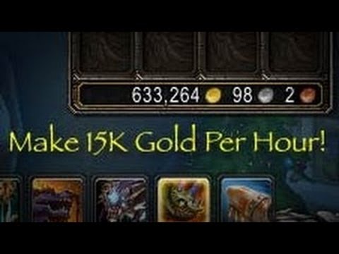 Wow map 15,000 Gold per hour! on wow map
