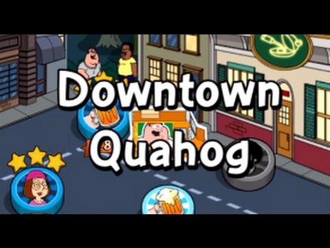 Stage 25 to 28 - Downtown Quahog - Family Guy Another Freakin Mobile Game