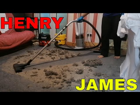 BATTLE OF THE VACUUM CLEANERS - NUMATIC HENRY VS JAMES HOOVER (Read description)