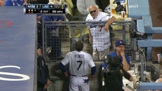 Danny DeVito celebrates home run with Nick Punto