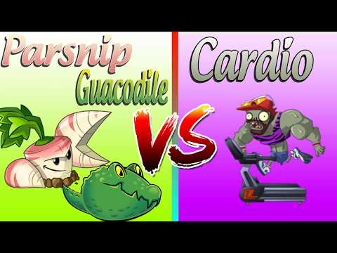 Guacodile - Parsnip Vs Cardio Zombie Fight | PVZ Heroes Gameplay | Plant vs Zombie 2