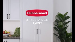 Rubbermaid Brilliance Pantry Organization & Latched Food Storage Containers