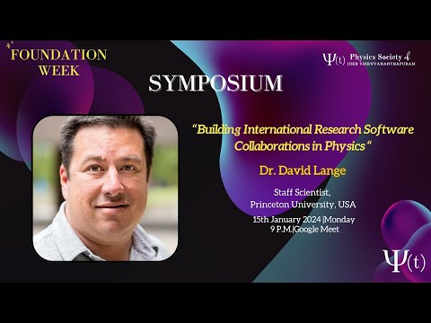 "Building International Research Software Collaborations in Physics" - David Lange