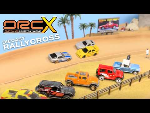 Mitsubishi vs Porsche Diecast Rally Racing DRC-X RallyCross