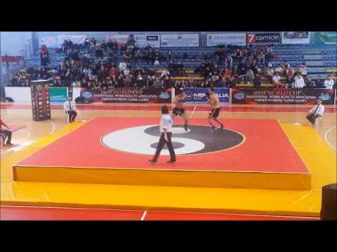 Abdelhamid ELSAYAD VS Alexandru Mocanu -85 KG (Africa VS Europa Roma 2015)