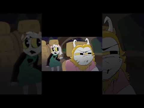 Asgore runs over Dess #deltarune #gravityfalls #deltarunechapter3