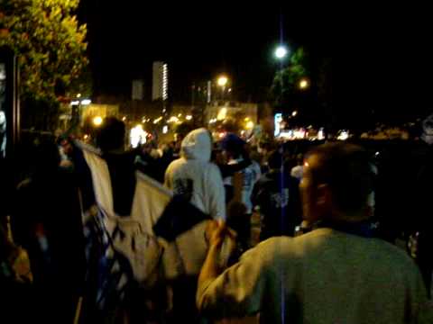 Bekerfinale 2009 - 2010 AA Gent - Cercle/terugkeer in straten Brussel