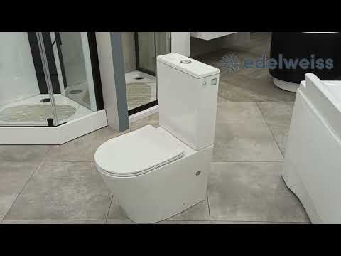 Унитаз компакт Black & White W-7793 P-trap, Geberit, Rimless Унитаз компакт Black & White W-7793 P-trap, Geberit, Rimless