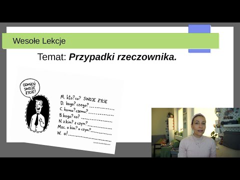 Przypadki rzeczownika. Klasa 4. Lekcja z nauczycielem.