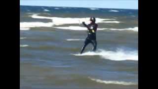 preview picture of video 'Beginner first time kiteboarding @ Neeme'
