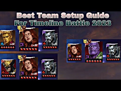 Best Team Setup Guide For Timeline Battle 2023 - Marvel Future Fight