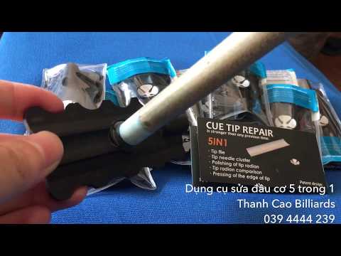 Dụng Cụ Sửa Đầu Cơ Bida 5 Trong 1 Đài Loan