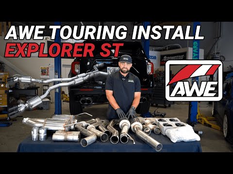 2020+ Explorer ST AWE Touring Catback Exhaust + CVFab Catted Downpipes (Install & Sound Clips)