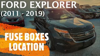 Ford Explorer - FUSE BOX LOCATION (2011 - 2019)