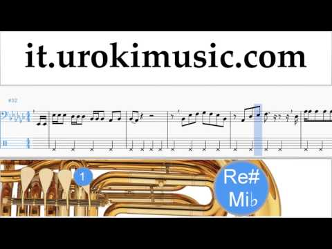 Corso di Tuba Charlie Puth - Attention Tablature Tab Parte#2 um-i276
