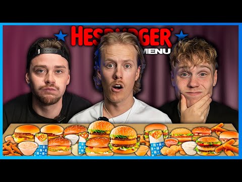 Syödään HESBURGER koko menu
