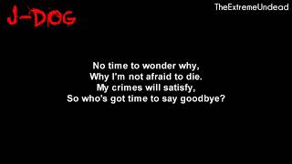 Hollywood Undead - Bang Bang [Lyrics Video]