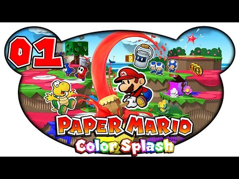Paper Mario Color Splash #01 - Ankunft in Port Prisma (Let's Play Deutsch Gameplay)
