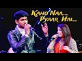 Kaho Na Pyaar Hai Fardeen Sinchan Dixit Playback Singer Live Udit Narayan Alka Yagnik