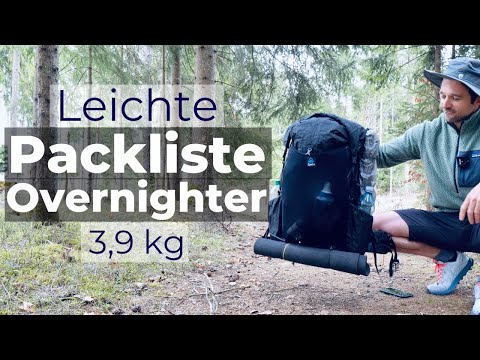 1 Night in a Tent - PACKING LIST | Lightweight and Comfortable