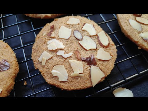 How to make Gluten-free Cookies with Almond Flour || Eggless