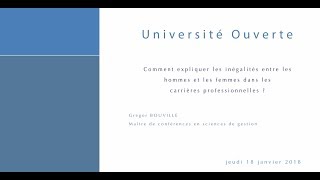 Comment expliquer les inégalités entre les hommes et les femmes dans les carrières professionnelles?