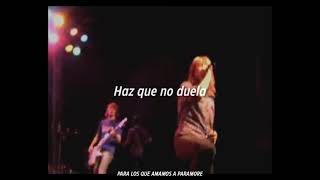 paramore - rewind (live + subtítulos en español)