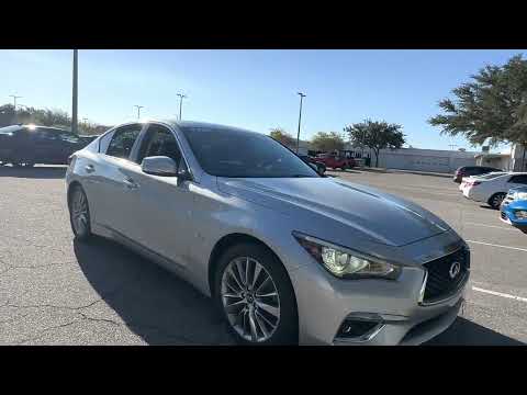 2018 INFINITI Q50 3.0t LUXE Sedan Silver