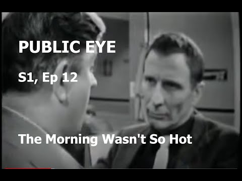 Public Eye (1965) "The Morning Wasn't So Hot" S1 Ep12 (Philip Madoc) TV Thriller Drama, full episode