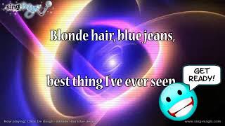 karaoke   Chris De Burgh   Blonde Hair Blue Jeans