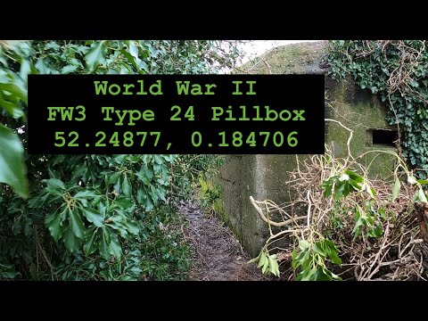 Search Mission: World War II FW3 Type 24 Pillbox at 52.24877, 0.184706 on Bike | Cambridge, UK