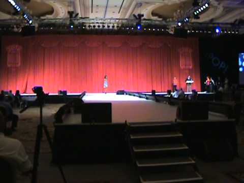 Michaela iPOP Las Vegas 2009 Performance song 2