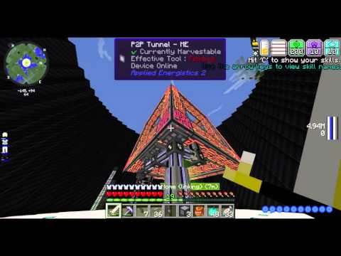 Minecraft: Ultra Modded Survival Ep. 56 - HOW TO USE P2P TUNNEL ME SYTEM