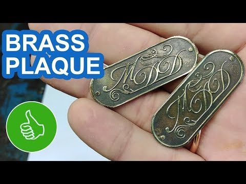 ETCHING BRASS: HOWTO MAKE A PLAQUE